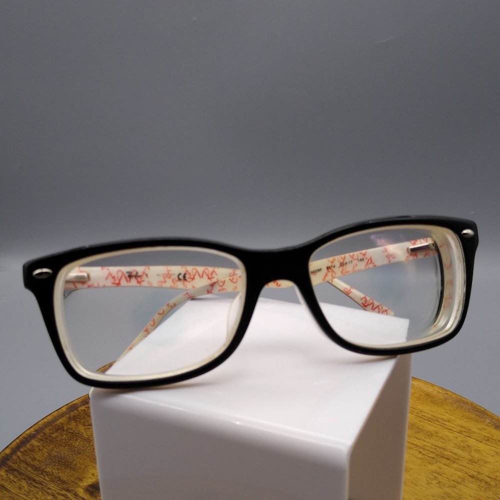 Ray Ban Eye Glasses Frame with Prescription Lenses, RB 5228F 501453 17 Black 140